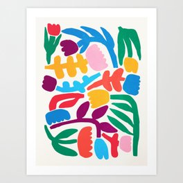Paper Flowers: Matisse Edition Art Print