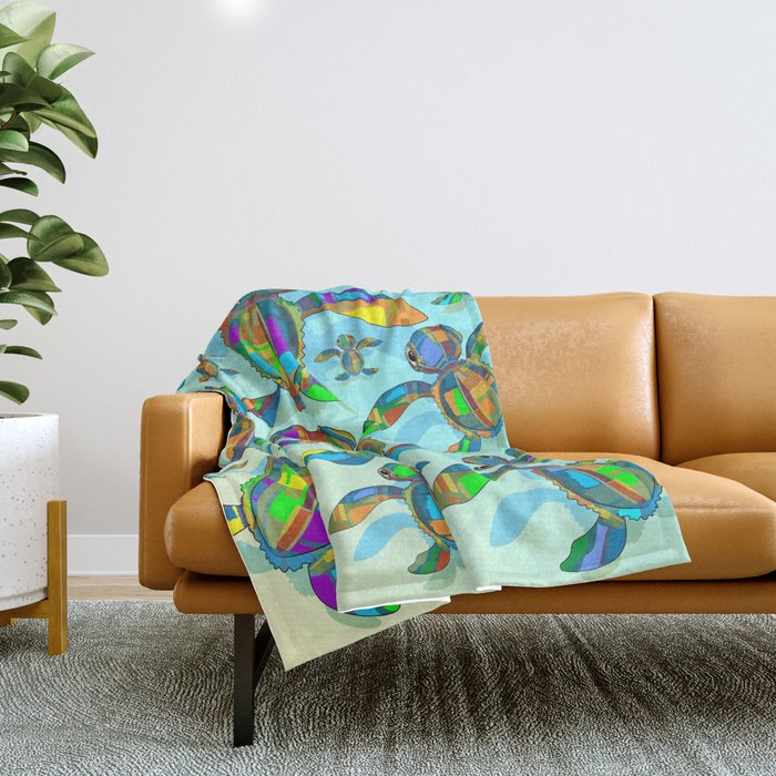 Baby sea sales turtle blanket throw