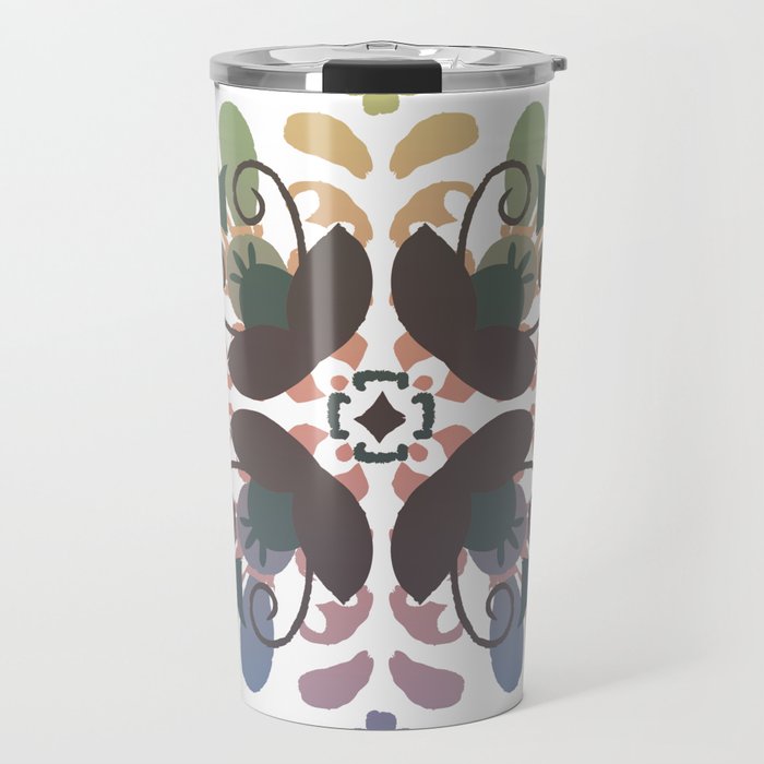 Popart Tile - Vibrant Travel Mug