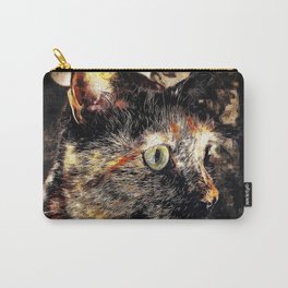 Glitch in the Cat Carry-All Pouch