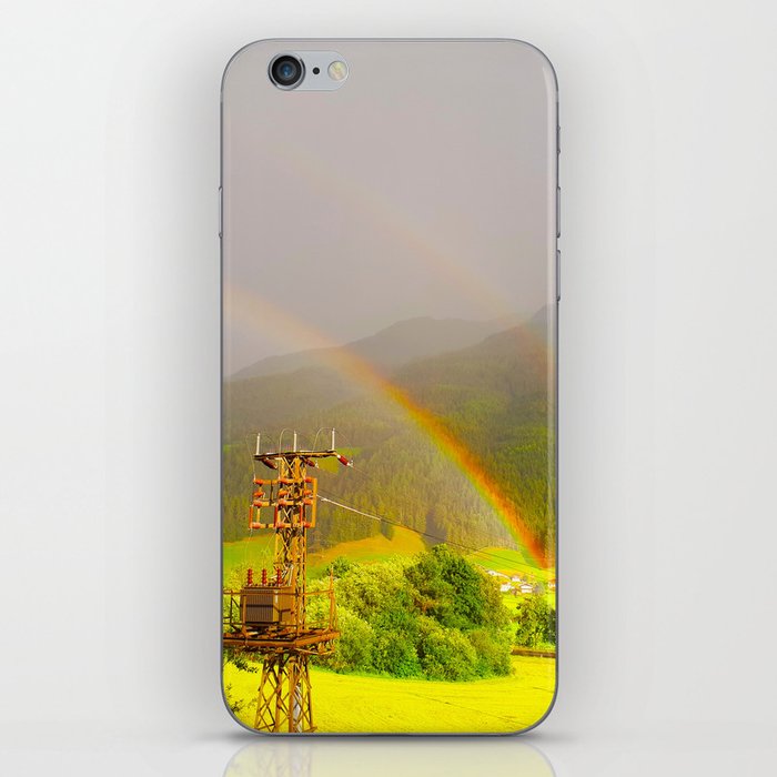 Mountans rainbow iPhone Skin