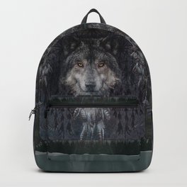 Winter mode - Wolf Dreamcatcher Backpack