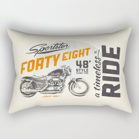 Forty Eight Rectangular Pillow