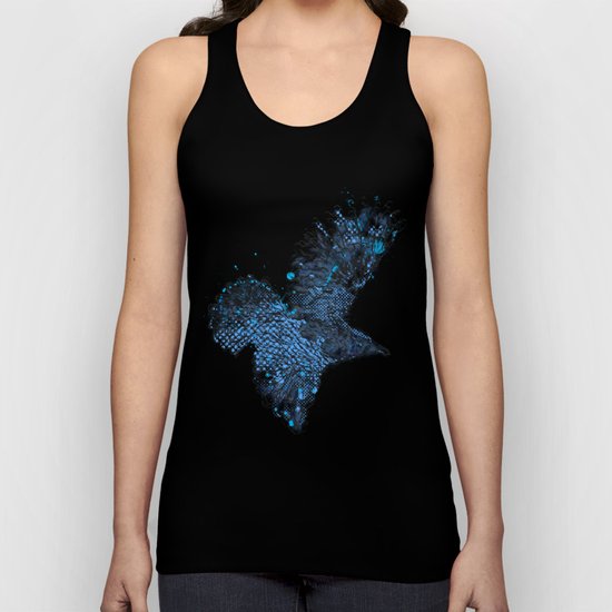 Blue Bird Unisex Tank Top
