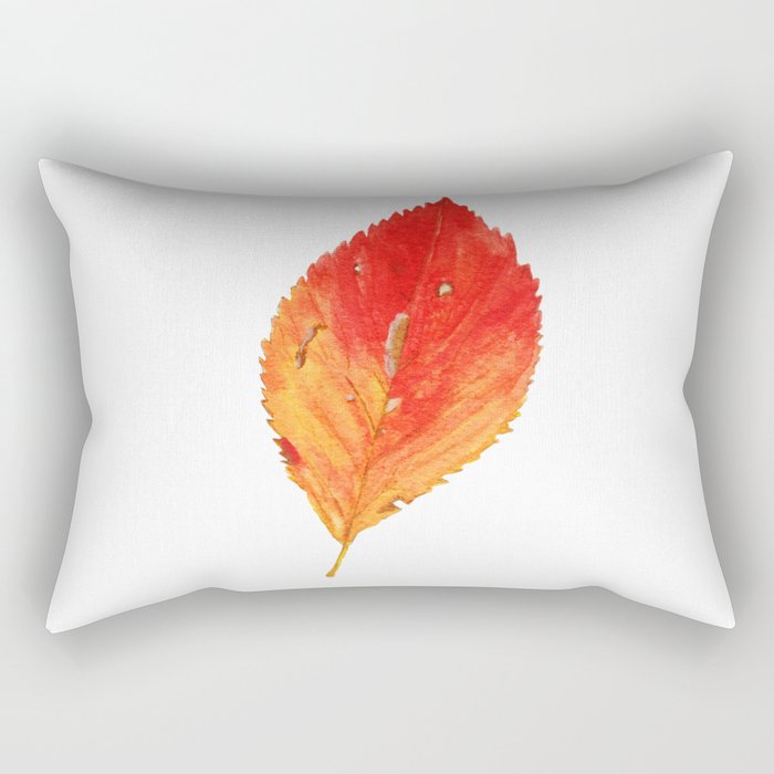 Birch Leaf Rectangular Pillow