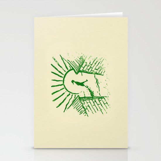 Morning Stroll Stationery Cards