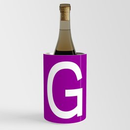 LETTER G (WHITE-PURPLE) Wine Chiller