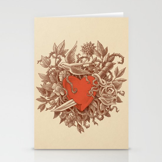Heart of Thorns Stationery Cards