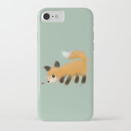 Cute Fall Fox iPhone Case