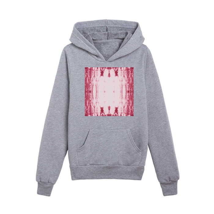 Abstract texture viva magenta shibori Kids Pullover Hoodie