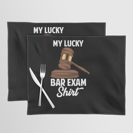 Lucky Bar Exam Shirt Placemat
