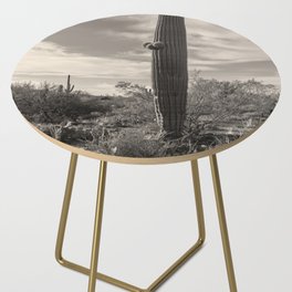 Saguaro Stands bw Side Table