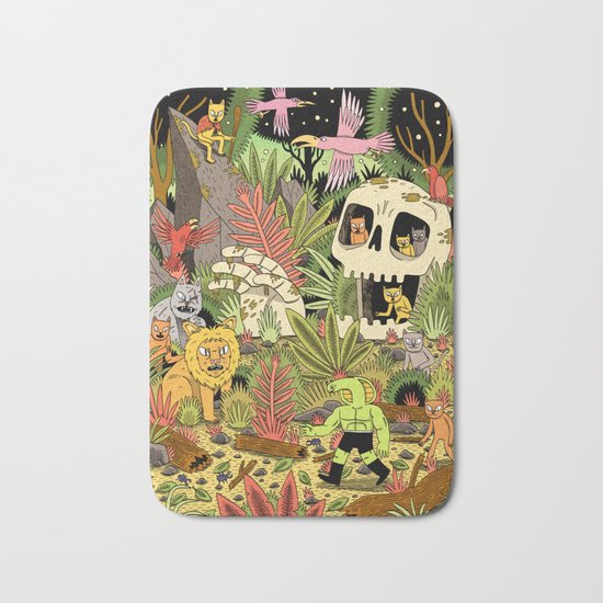 The Jungle Bath Mat