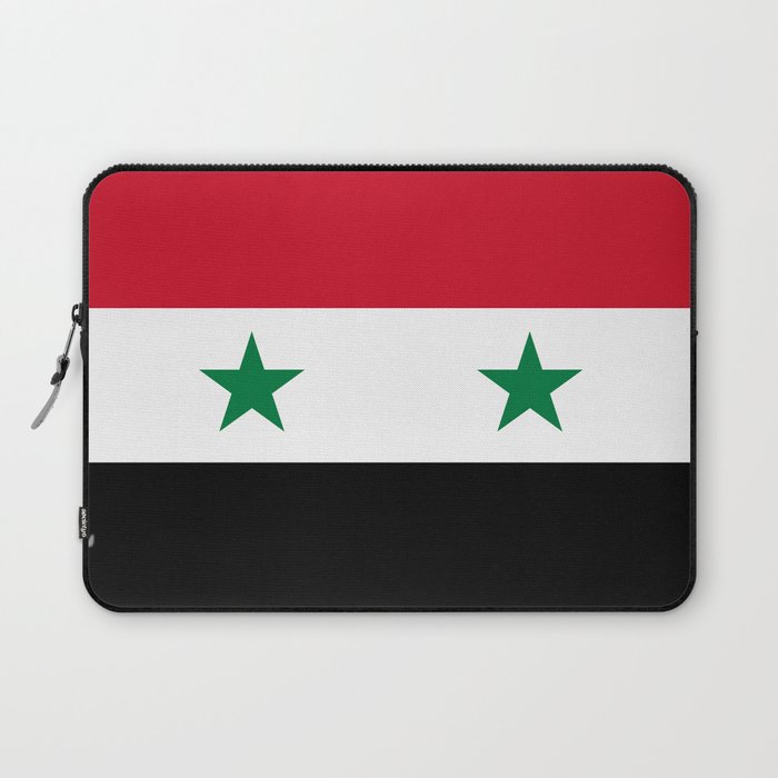 Syrian flag - may PEACE prevail Laptop Sleeve