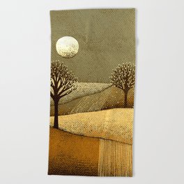 Autumn Beach Towel