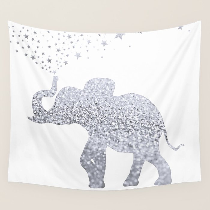 ELEpHANT Wall Tapestry by Monika Strigel Society6