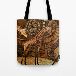 Three Giraffes Tote Bag