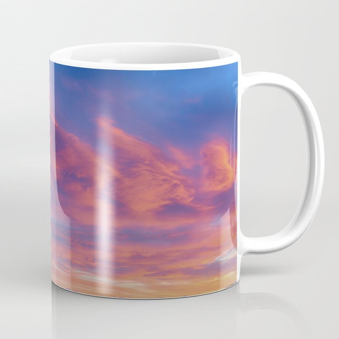 Pink Cotton Candy Clouds Sunset Coffee Mug
