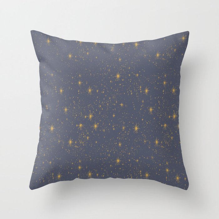 Celestial Stars Throw Pillow