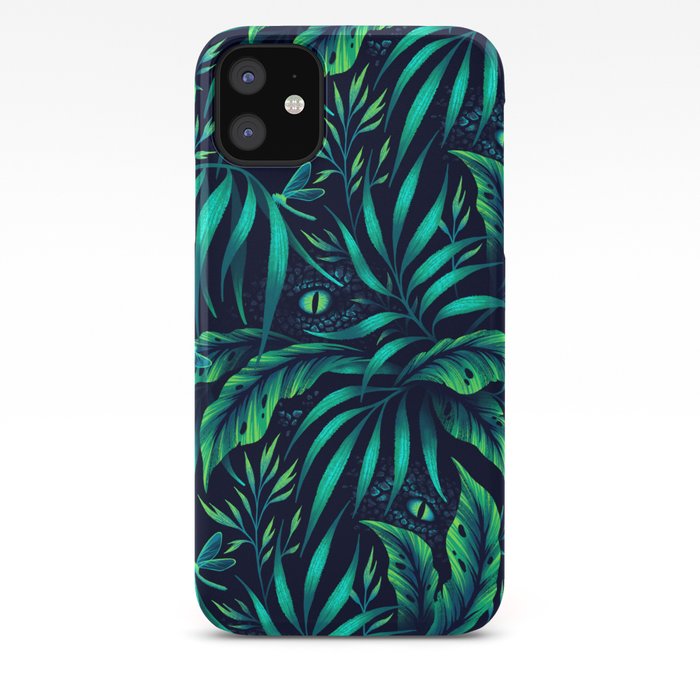 Jurassic Jungle - Green iPhone Case