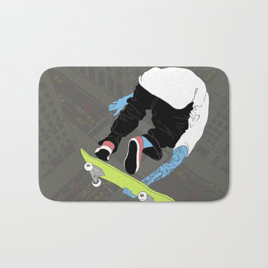 kiss my ass Bath Mat