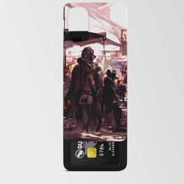 Post-Apocalyptic street market Android Card Case