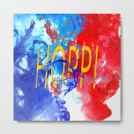 HOPP! - 2nd Part of ALLEZ! Metal Print | Curated, Sports, Typography, Funny 