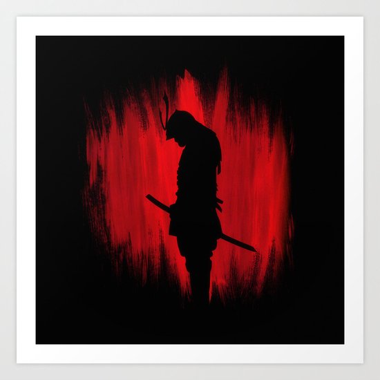 The way of the samurai warrior Art Print