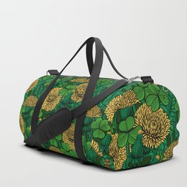 The meadow in green and yellow Duffle Bag