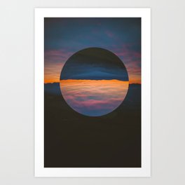 Sky Art Print | Digital Manipulation, Color, Sky, Photo, Horizon, Digital, Vintage 