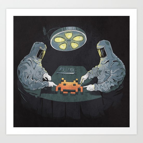 Alien Autopsy Art Print