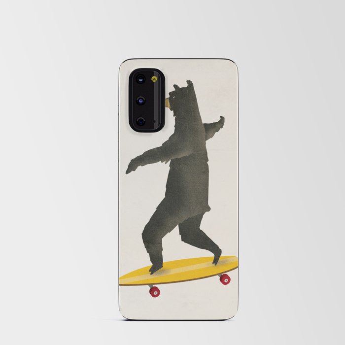 Black Bear Skateboard Android Card Case