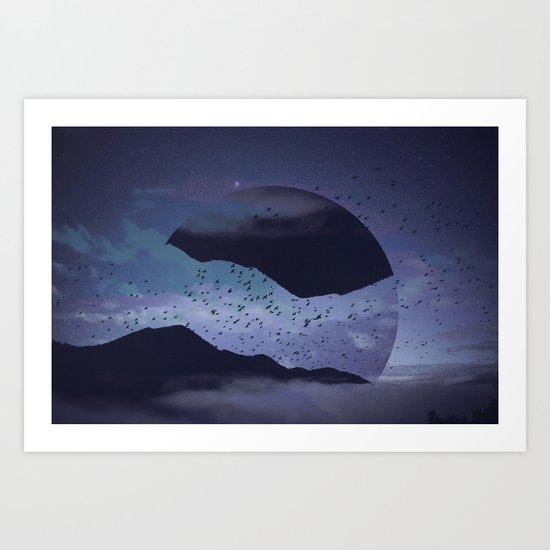 Am I sleepwalking? Art Print