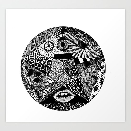 B&W Art Print