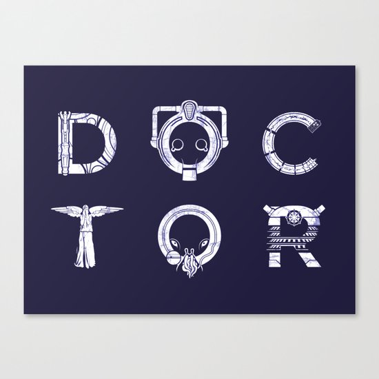 DOCTOR (Letters) Canvas Print