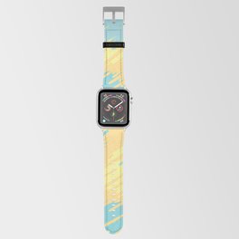 Abstract swirls pattern, Line abstract splatter Digital Illustration Background Apple Watch Band