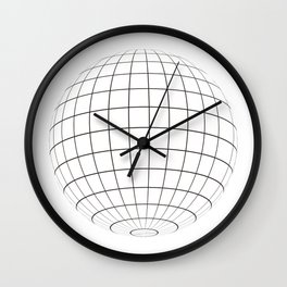 Cool circles 3D lines Wall Clock
