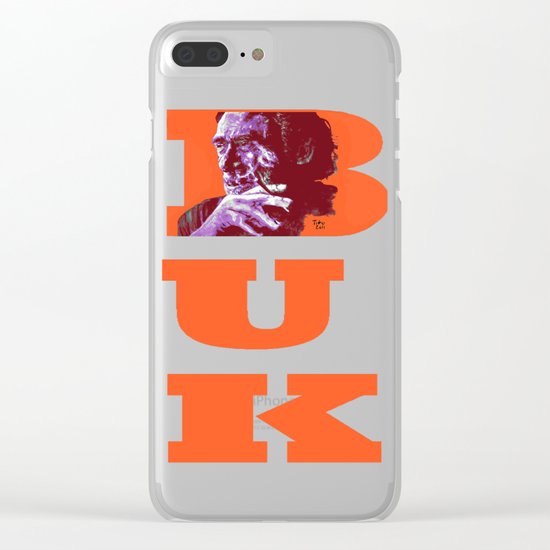 Charles Bukowski - PopART Clear iPhone Case