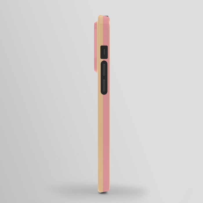 Sand Pink and Apricot Summer Gazibo Stripes