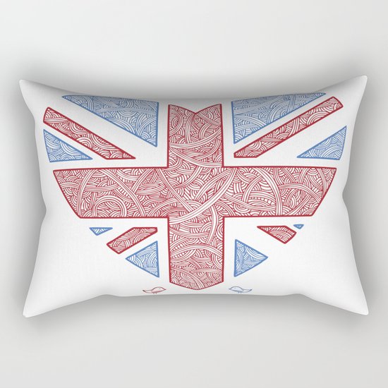 Union Jack Rectangular Pillow