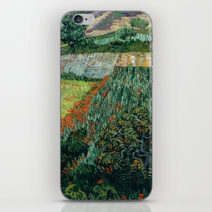 Field with Poppies by Vincent van Gogh iPhone Skin