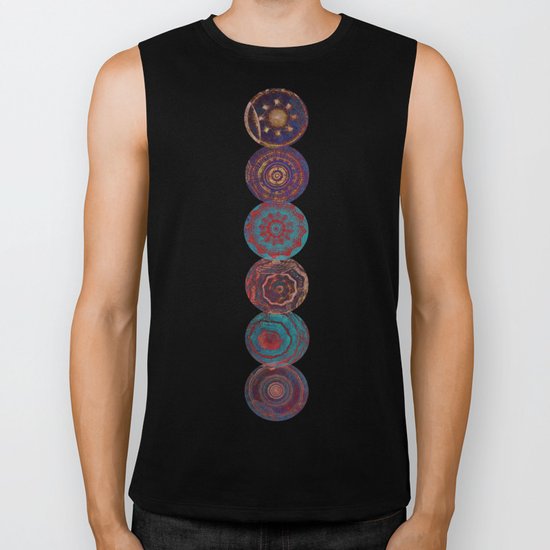 Mysterious Circles Biker Tank