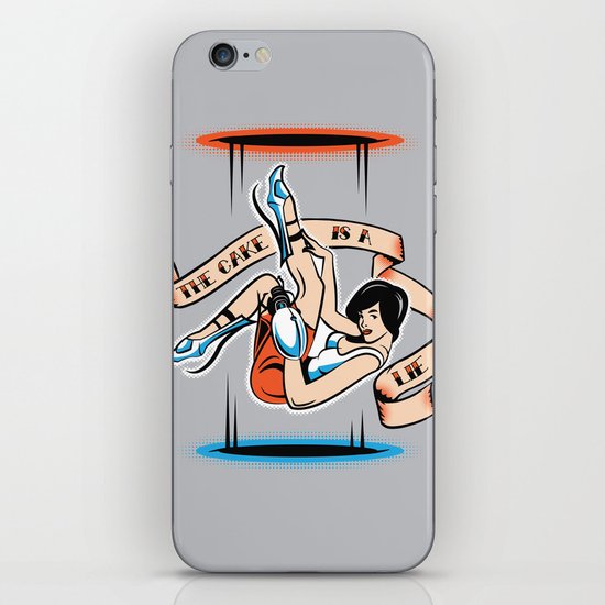 The Cake is a Lie iPhone & iPod Skin