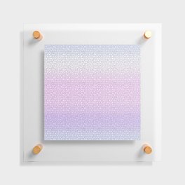 Sunset Puzzles Modern Purple Collection Floating Acrylic Print
