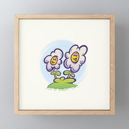 Push the Little Daisys! Framed Mini Art Print
