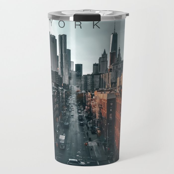 New York City and Manhattan skyline Travel Mug