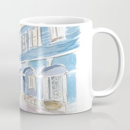 Christiansted US Virgin Islands Colonial Street Scene At Sunset St Croix Coffee Mug