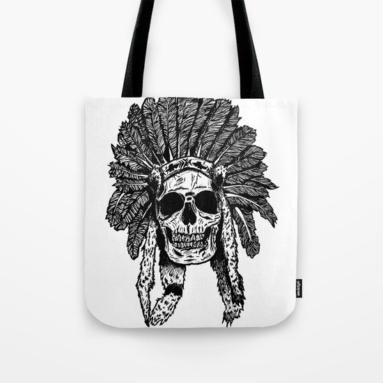 Chief Skull Tote Bag