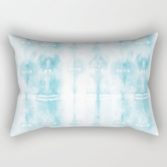 Light blue best sale rectangle throw pillow