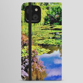 Monet's Lily Pond at Giverny France iPhone Wallet Case